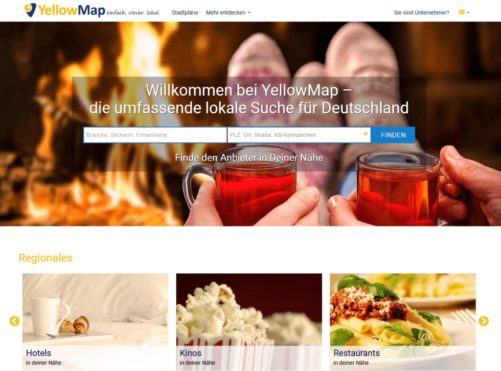 Branchenverzeichnis- YellowMap